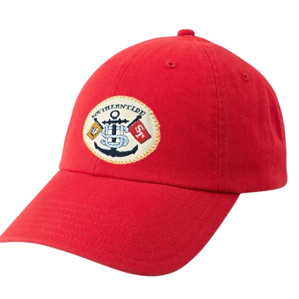 Southern Tide Nautical Flag Hat – Varsity Red